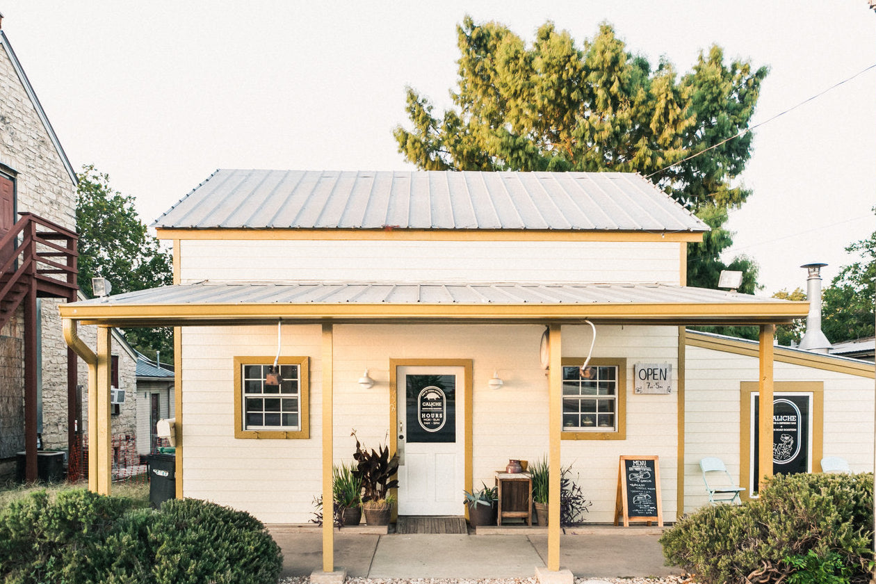 exterior of caliche coffee Main Street